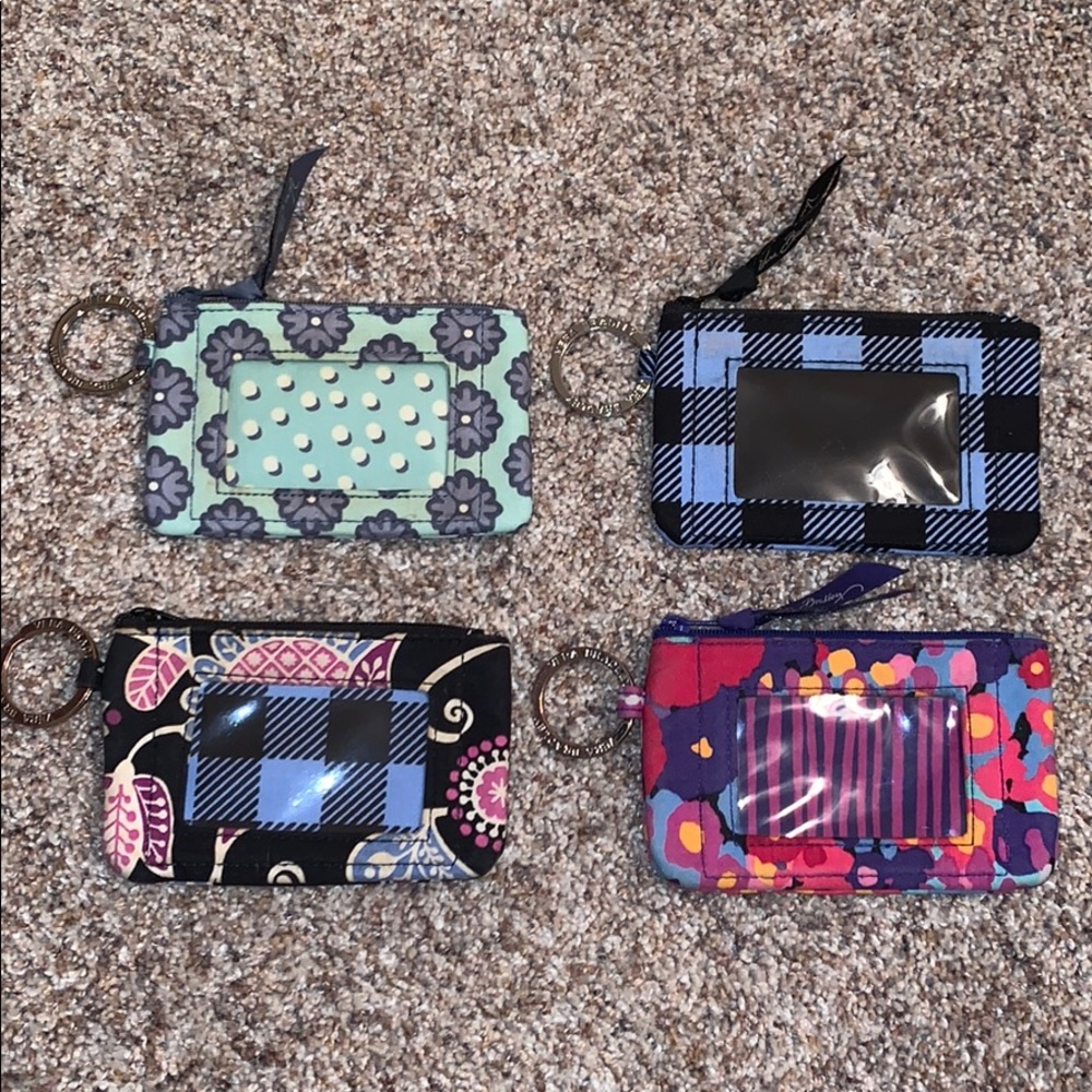 Vera Bradley ID Card Holder Keychain